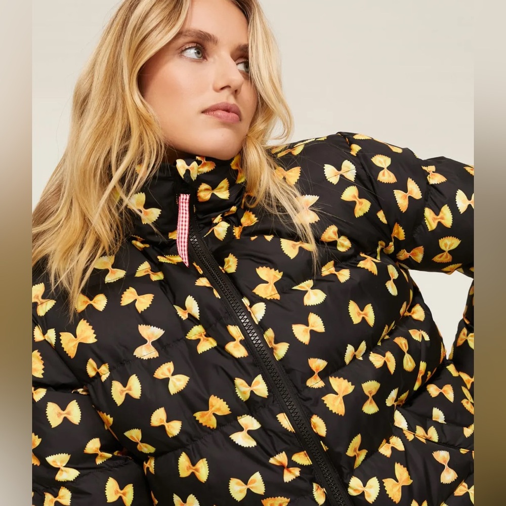 Rachel Antonoff Pasta Parker Puffer Size Large Quilted Down Jacket - Picture 6 of 11